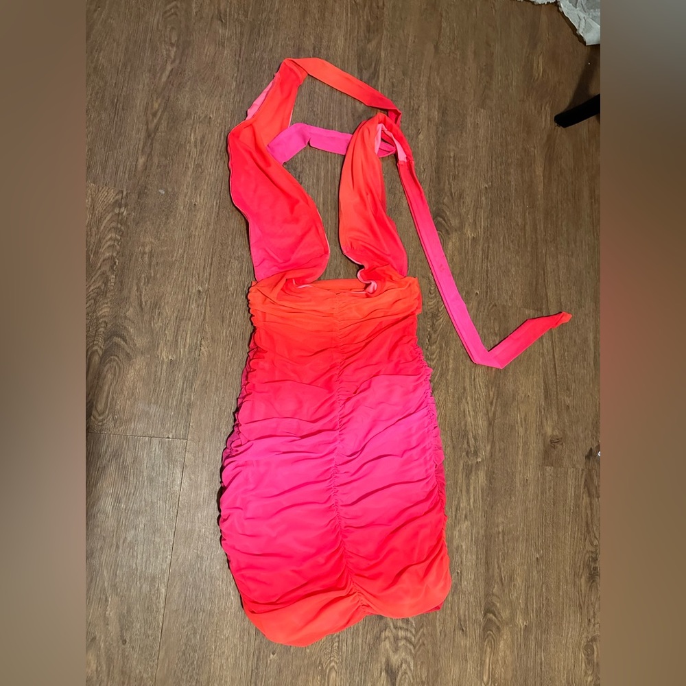 Tiger Mist Archie Pink dress size L - Picture 3 of 4